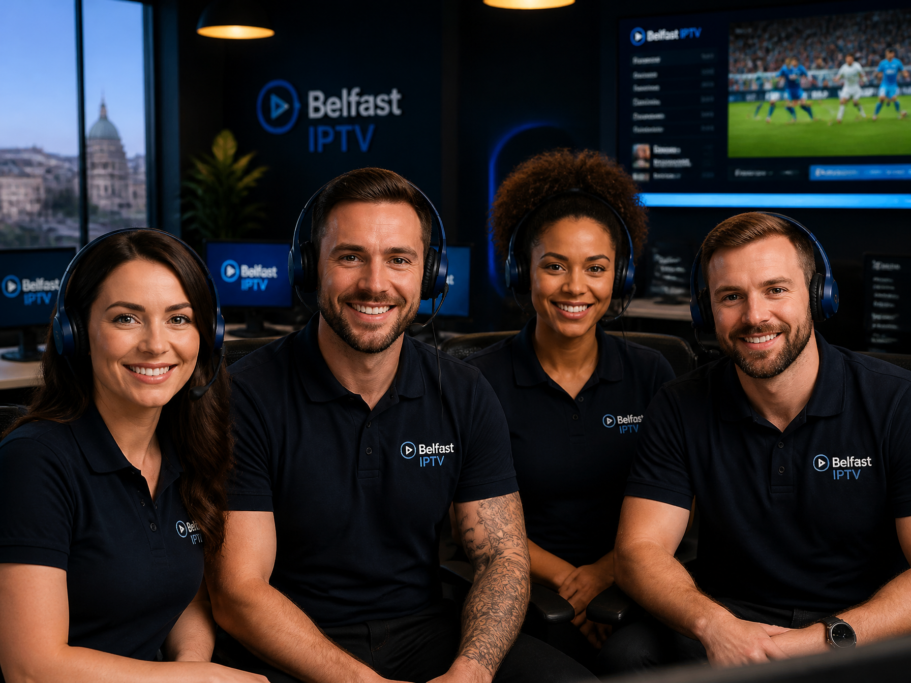 Belfast IPTV support team helping UK customers with IPTV customer service UK